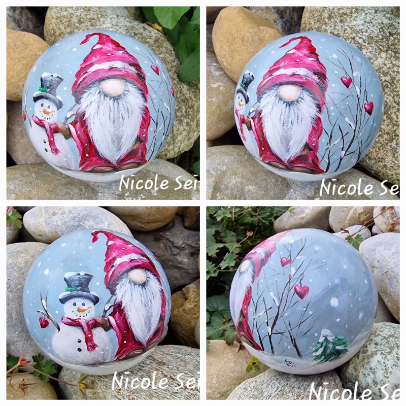 Terrakotta-Kugel * Wichtel